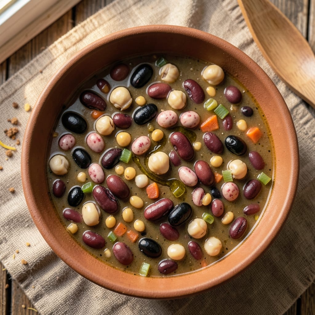 15 Bean Soup Recipe: Vegetarian Instant Pot Crowd-Pleaser in 30 Minutes