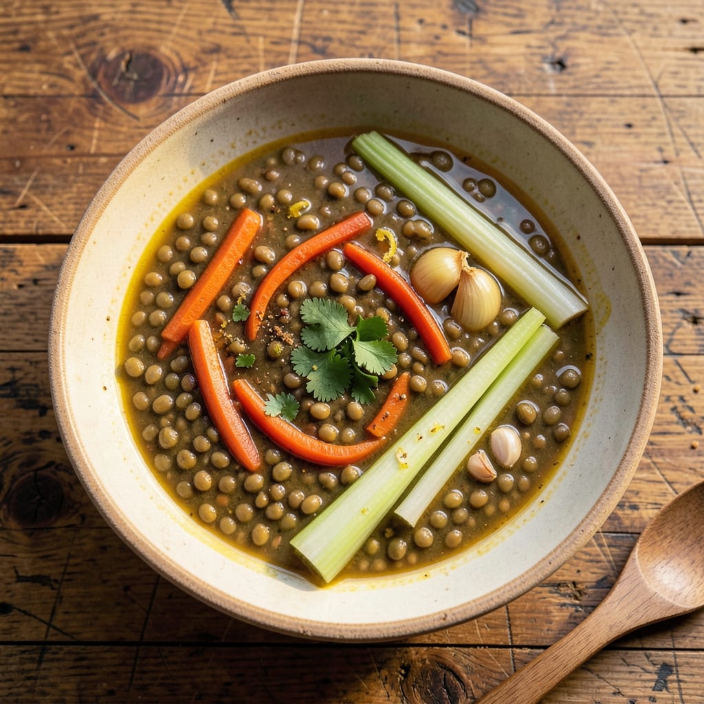 Algerian Lentil Soup Recipe: Harissa-Kissed Spice with Toasted Cumin Crunch