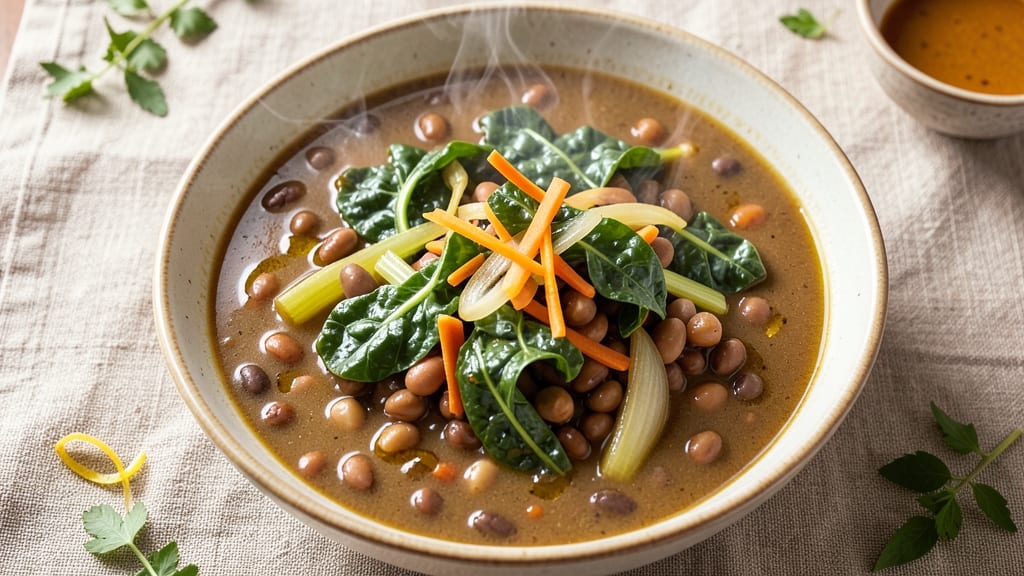 Black Eyed Peas and Collards Soup Recipe: Soul-Soothing Southern Tradition