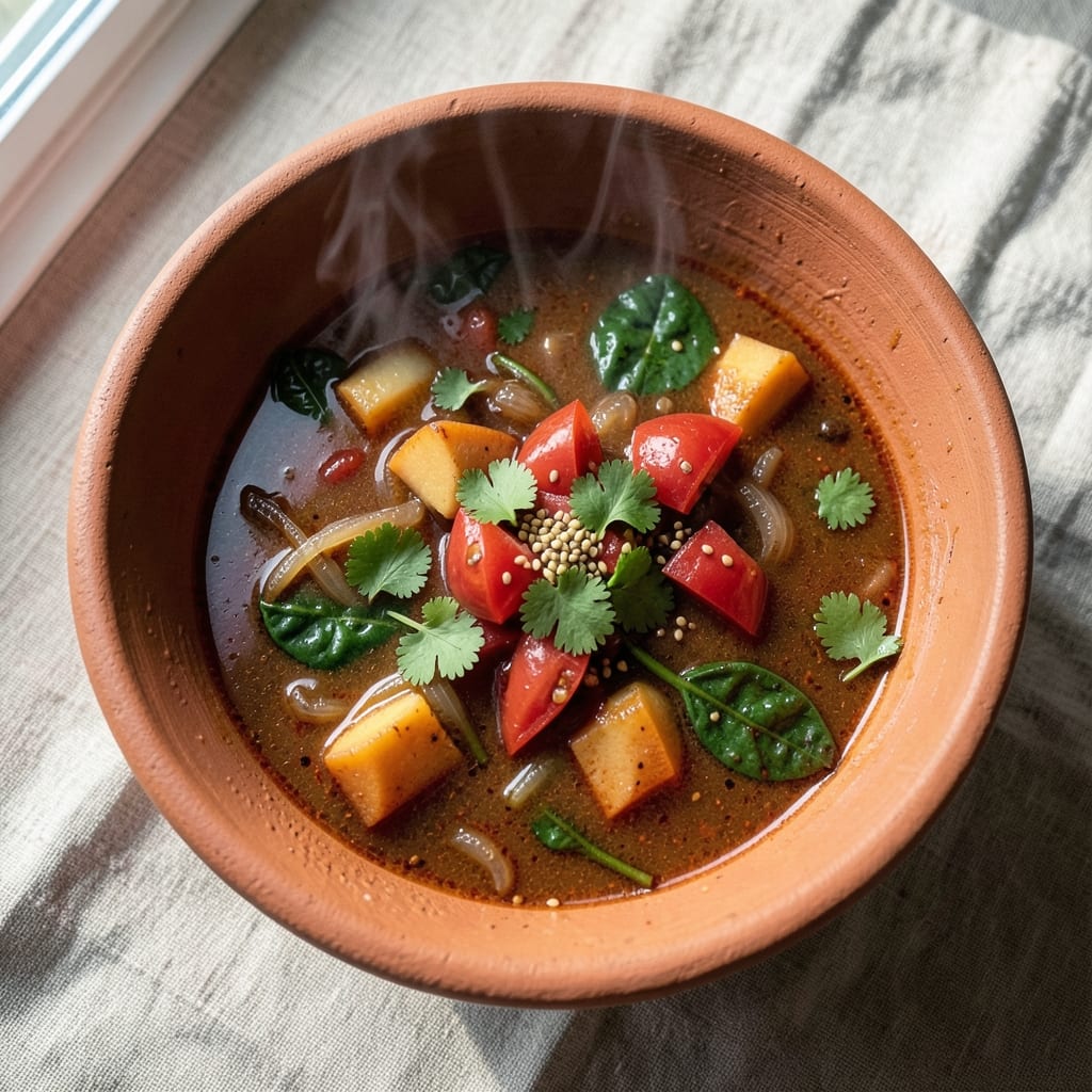 African Vegetable Soup Recipe: Earthy Spice and Leafy Green Harmony