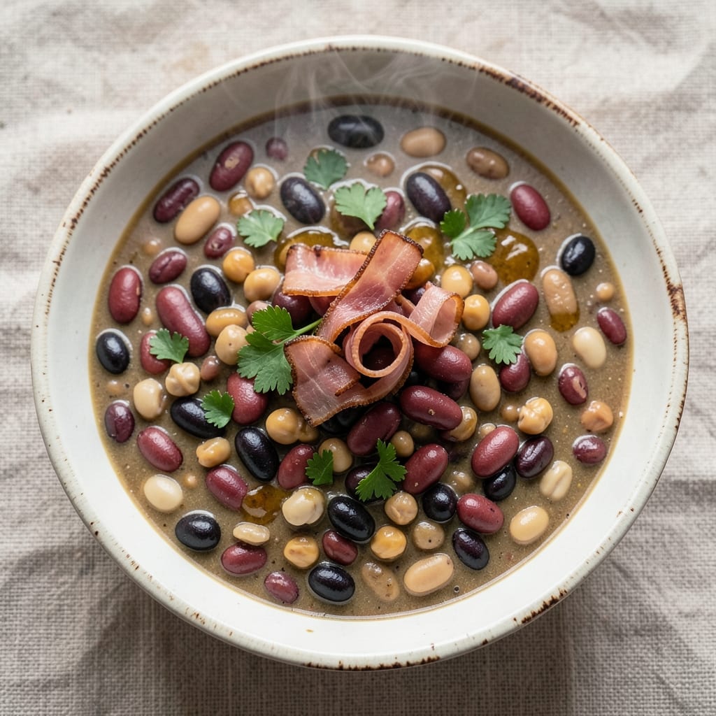 9 Bean Soup with Ham Recipe: Smoky-Spiced Stew That Warms the Soul