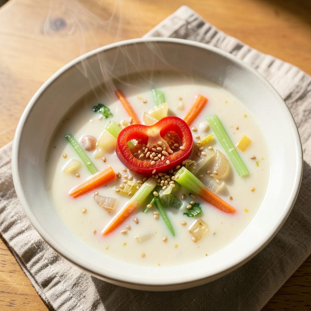 3 2 1 Soup Recipe: Layered Spice and Coconut Crunch Fusion