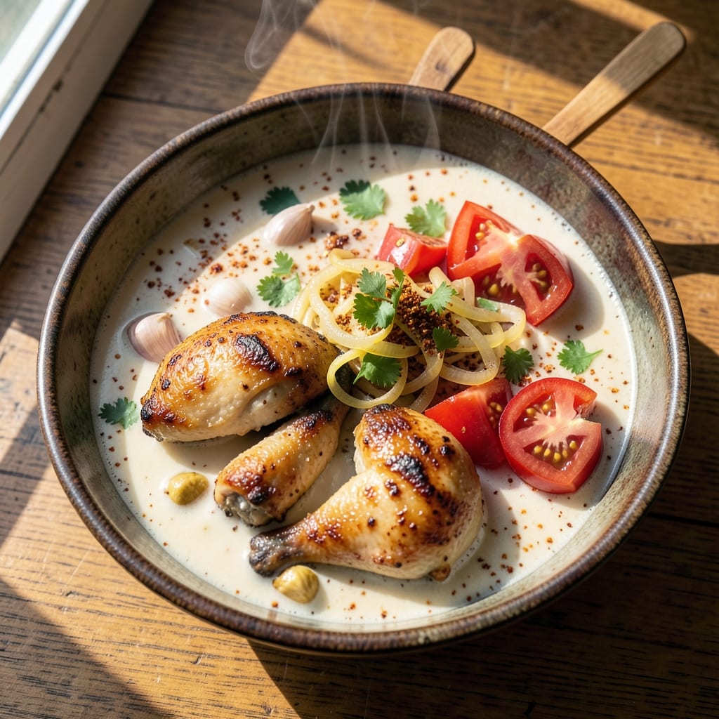 African Chicken Soup Recipe: Smoky Berbere Heat With Tender Shreds