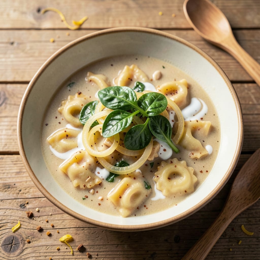 Aldi Tortellini Soup Recipe with Spinach: One-Pot Creamy Comfort With Fresh Herbs