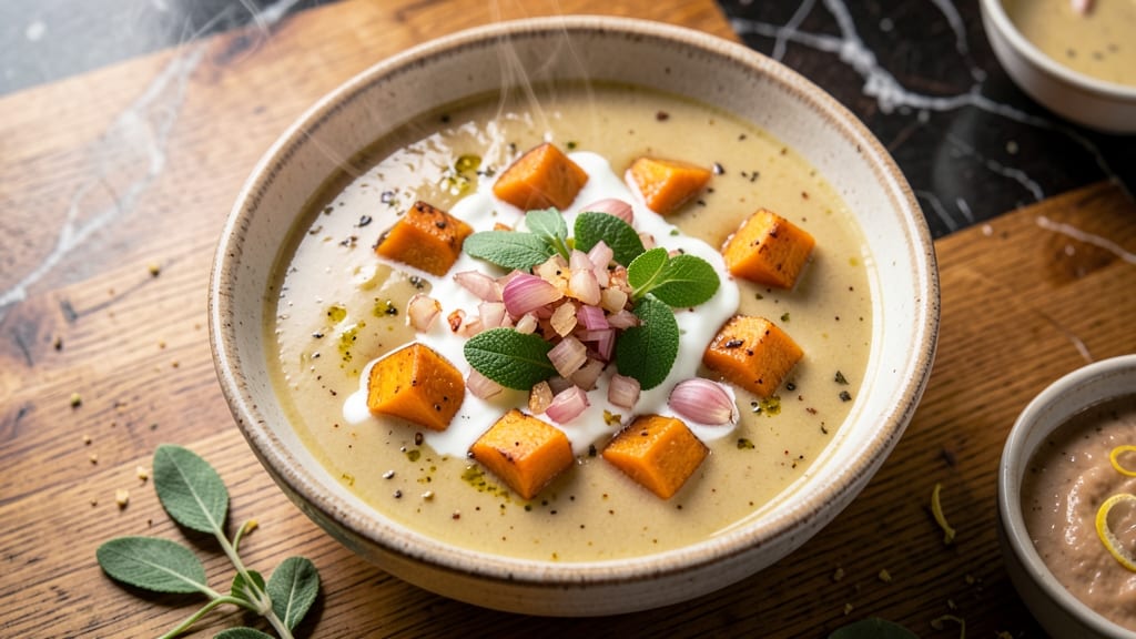 Atlanta Bread Company Butternut Squash Soup Recipe: Velvety Spice With Toasted Sage Crunch
