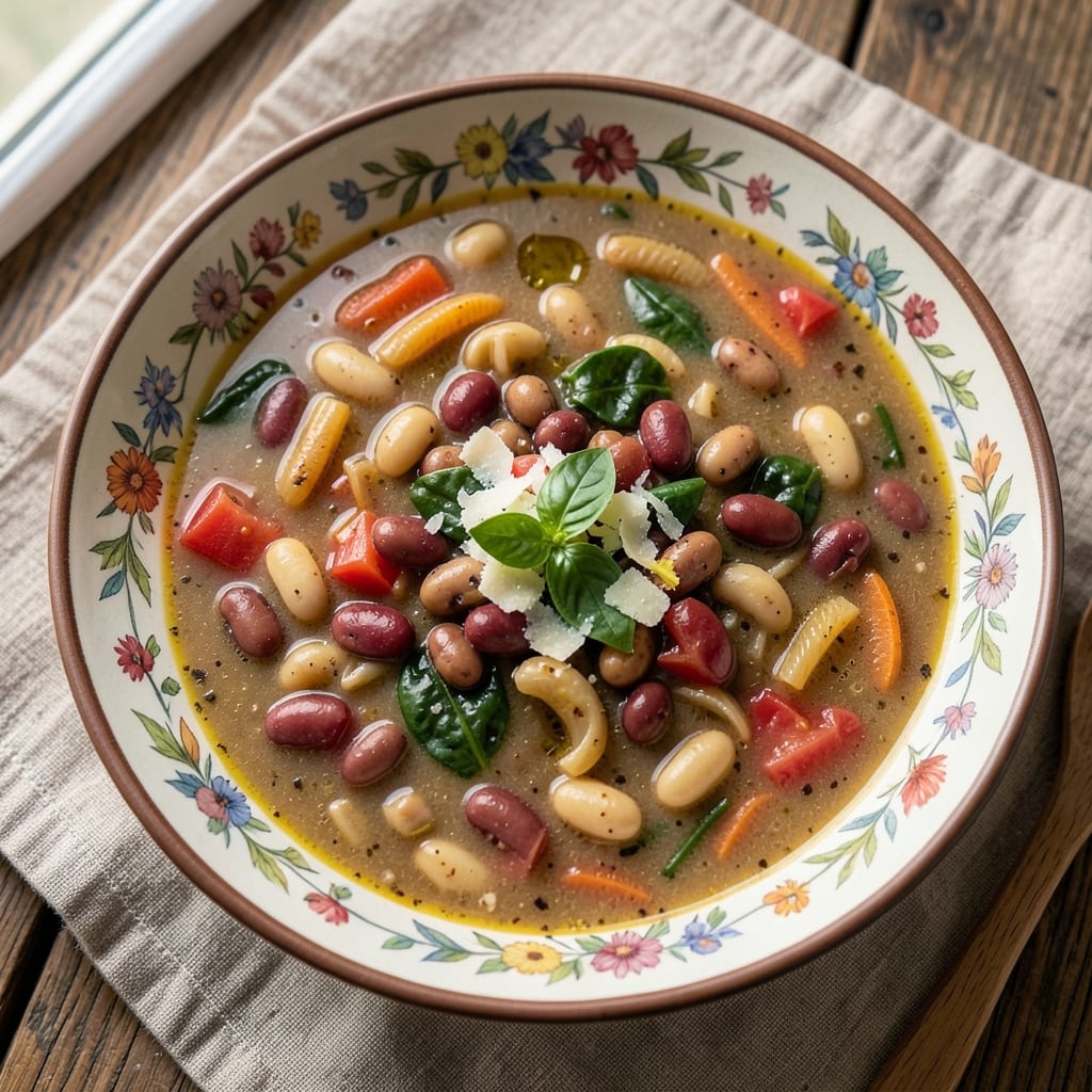 3 Bean Minestrone Soup Recipe: Hearty Italian Comfort in One Pot