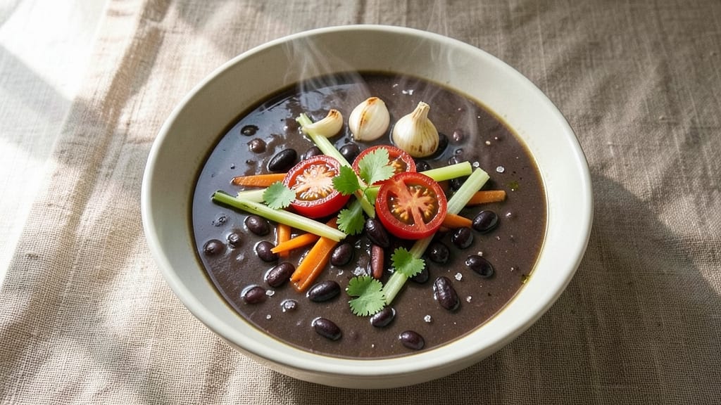 Black Bean Soup Recipe With Dried Black Beans: Earthy Depth From Slow-Simmered Beans