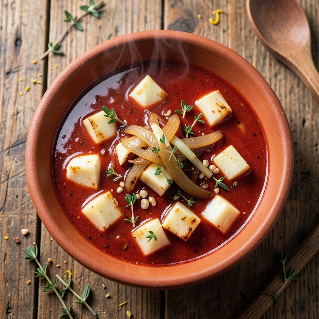 African Yam Soup Recipe: Smoky Palm Oil and Ginger Harmony
