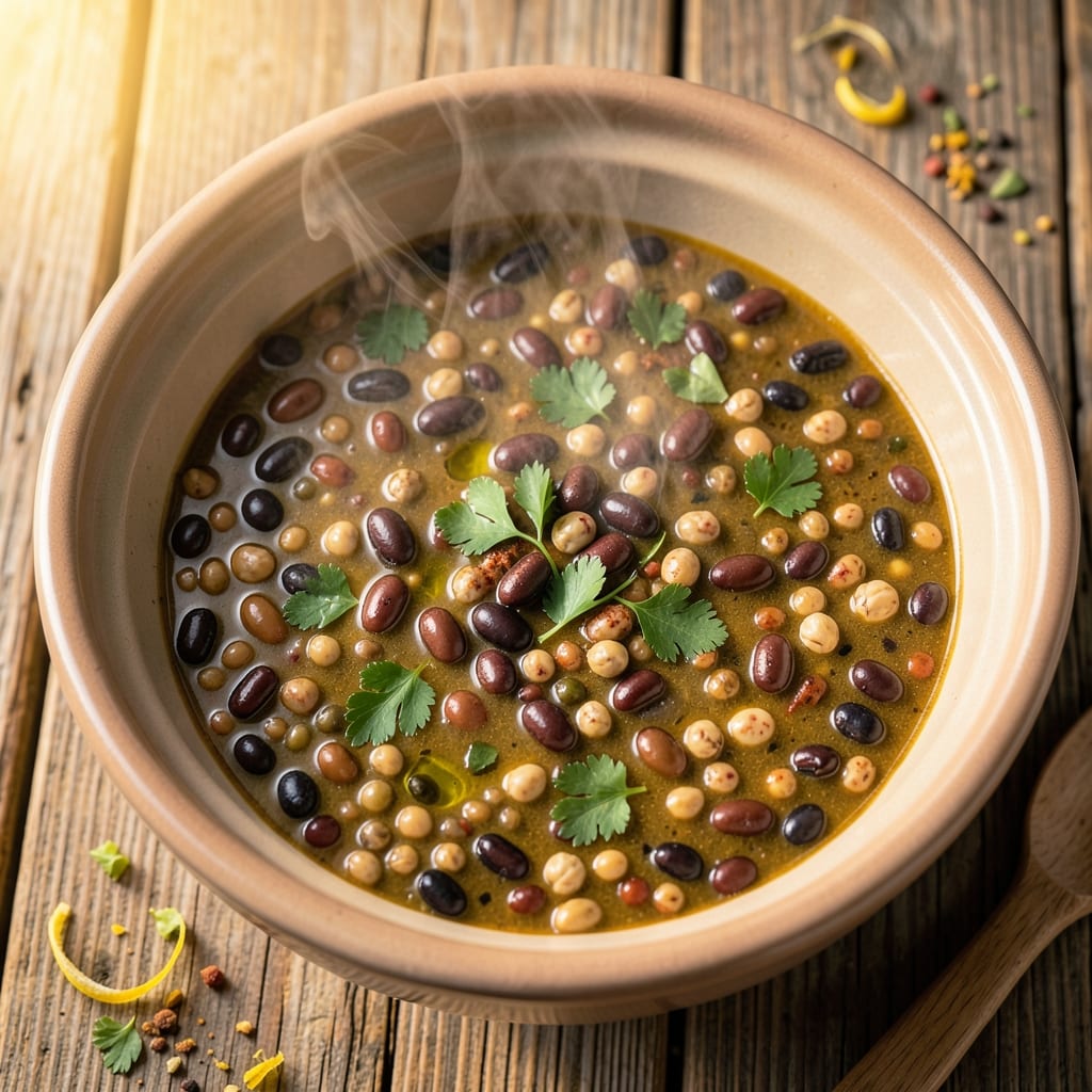 Slow Cooker 9 Bean Soup Recipe: Pantry Staples Simmered Into Hearty Depth