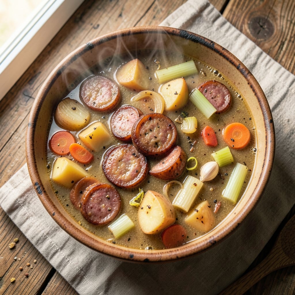2x4 Soup Recipe: Hearty Potato and Sausage One-Pot Wonder