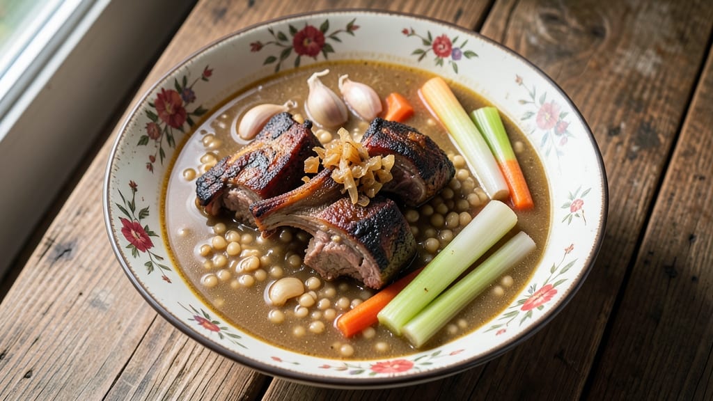 Beef Barley Soup Recipe With Soup Bones: Deep Umami Richness From Slow-Simmered Bones