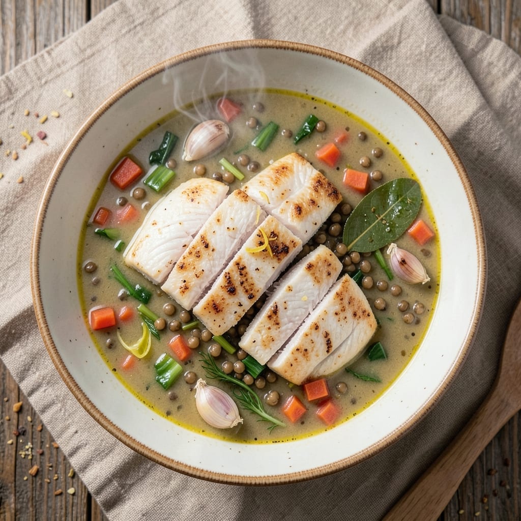 7 Fish Soup Recipe: Saffron-Infused Fragrance with Toasted Barley Crunch