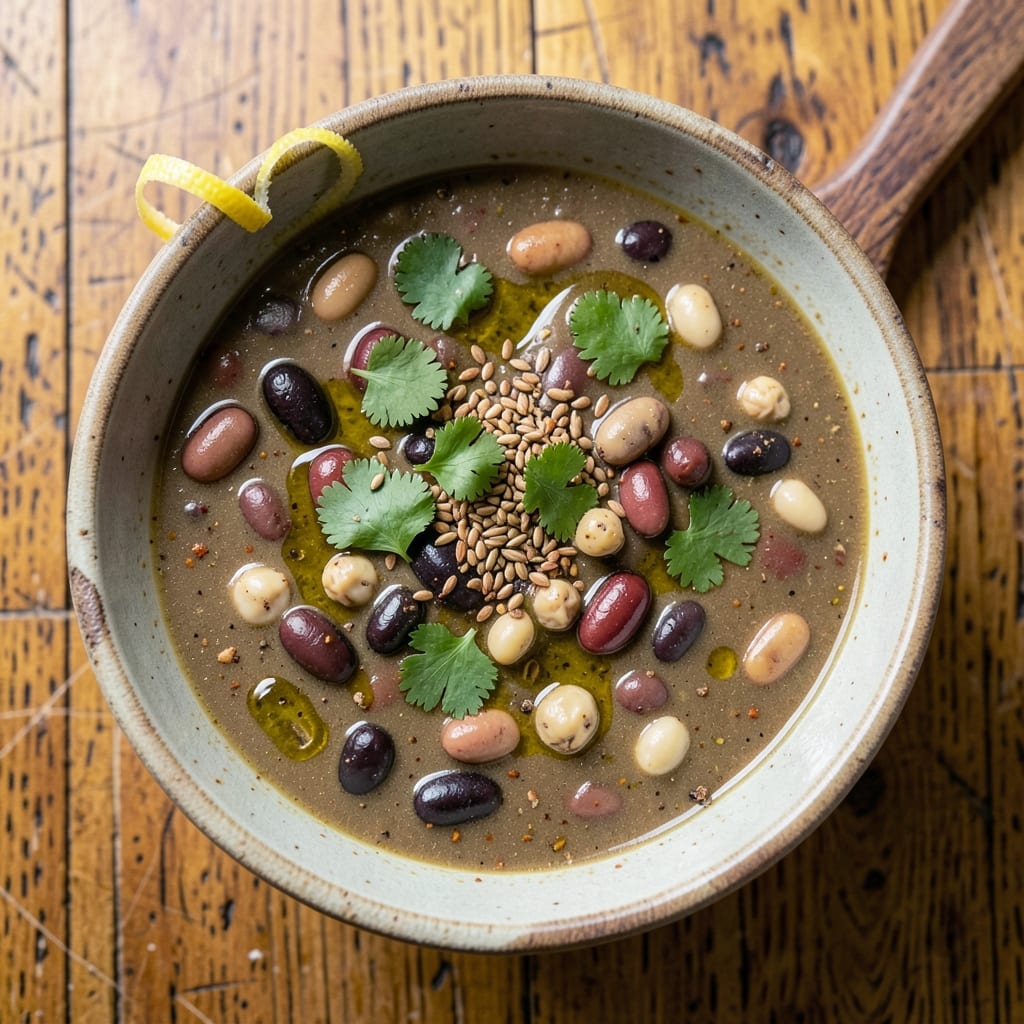 10 Bean Soup Recipe: Crock Pot Vegetarian Protein Boost