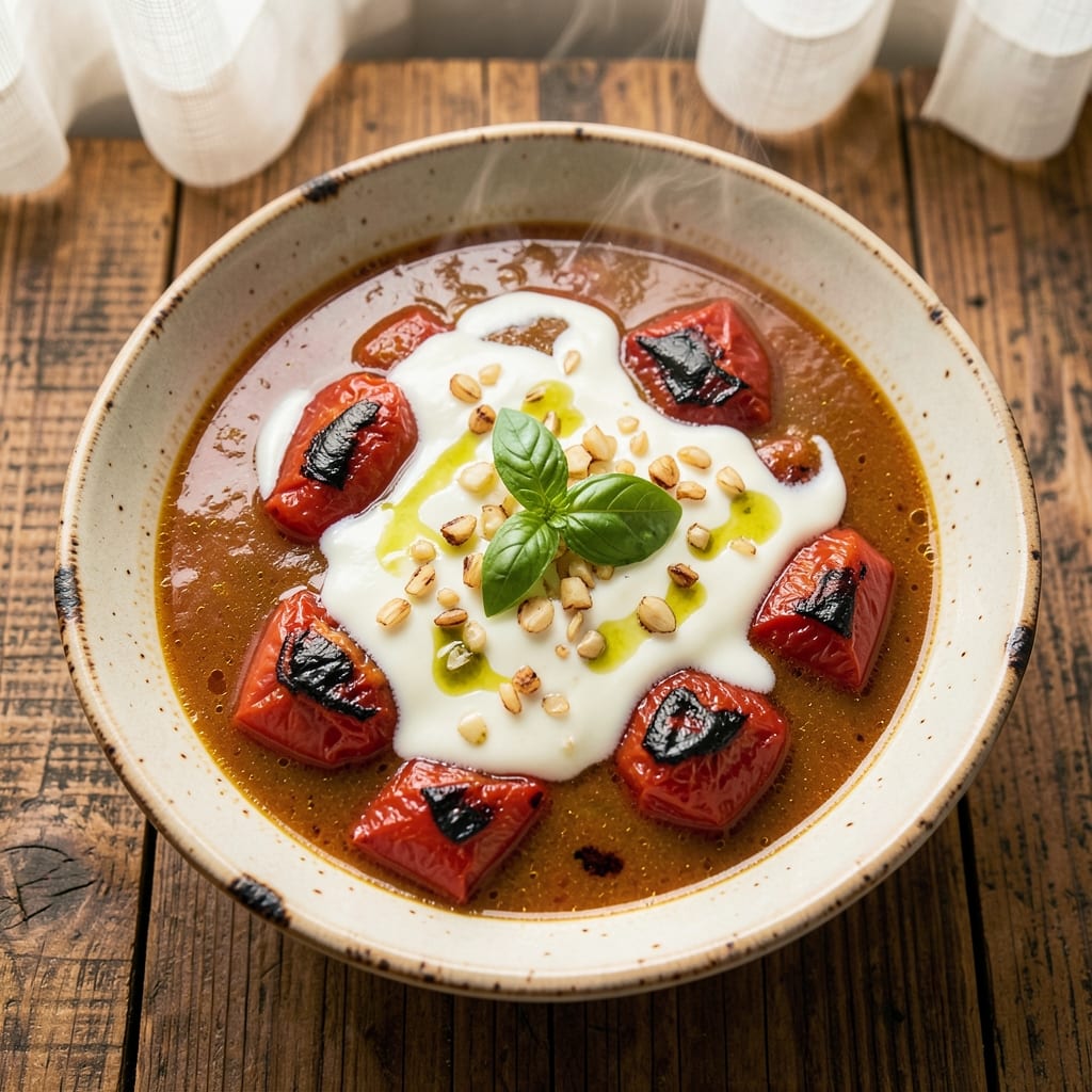 110 Grill Tomato Soup Recipe: Smoky Charred Tomatoes and Creamy Velvety Texture