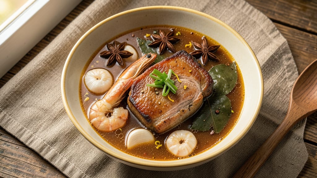 Bihon Soup Recipe Filipino: Crispy Garlic Star Anise Broth Magic
