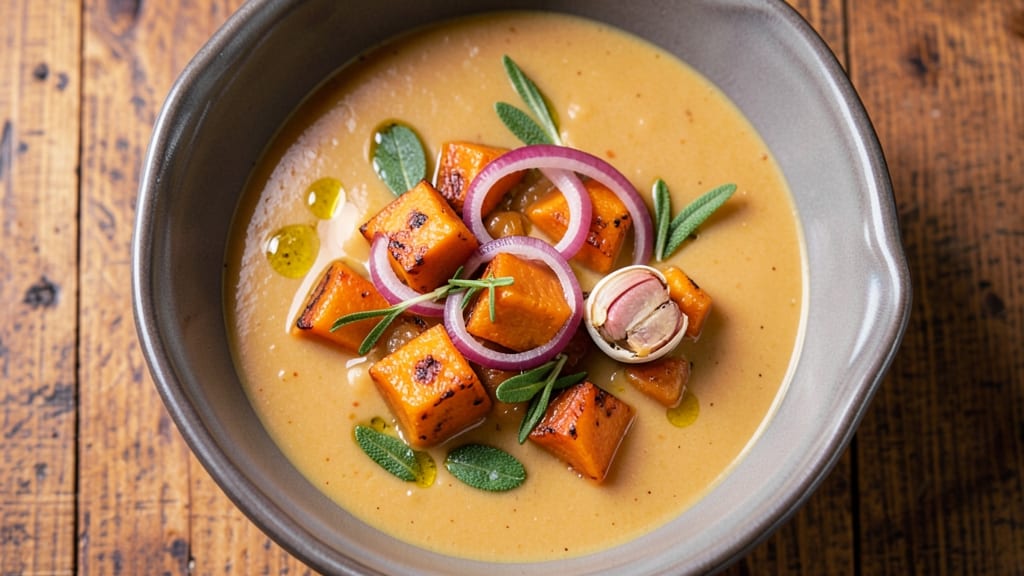 Basic Butternut Soup Recipe: Velvety Sweetness With Toasted Sage Finish