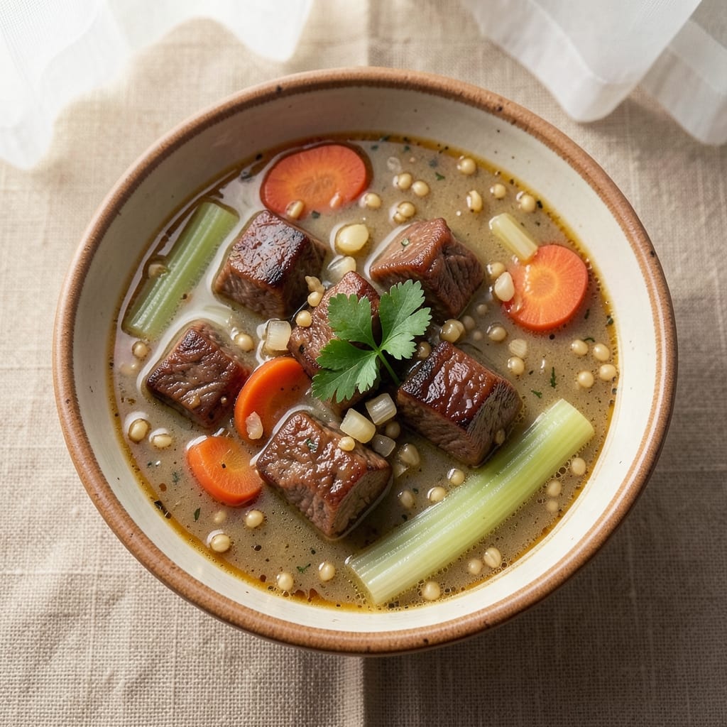 5 Star Beef Barley Soup Recipe: Slow-Simmered Richness with Toasted Barley Crunch