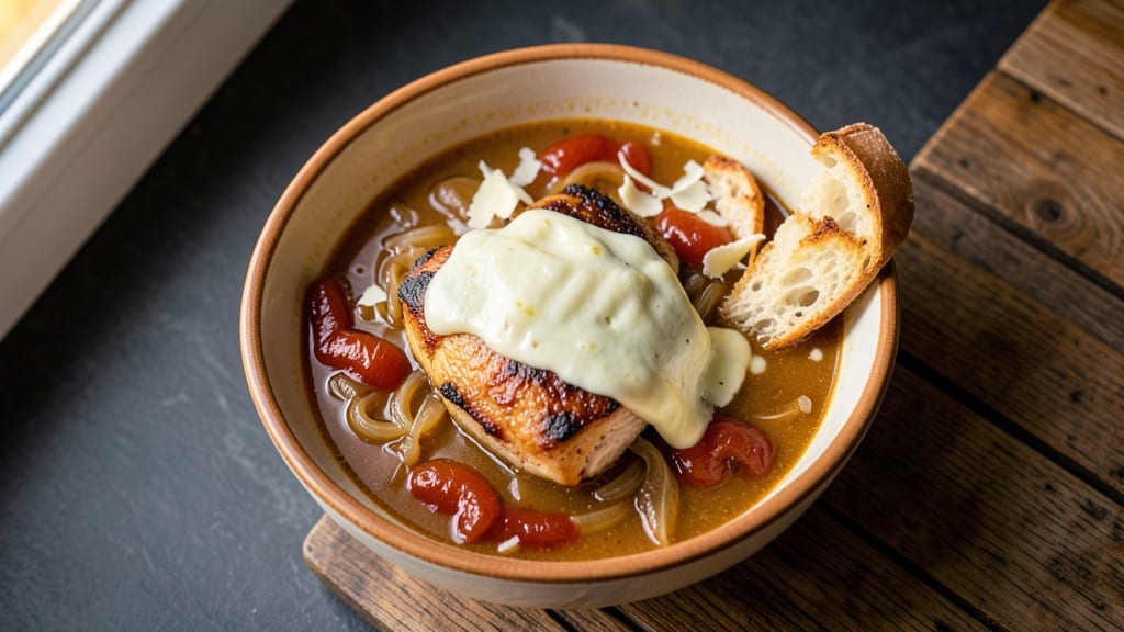 Apricot Chicken French Onion Soup Recipe: Sweet-Tart Twist on Classic Comfort