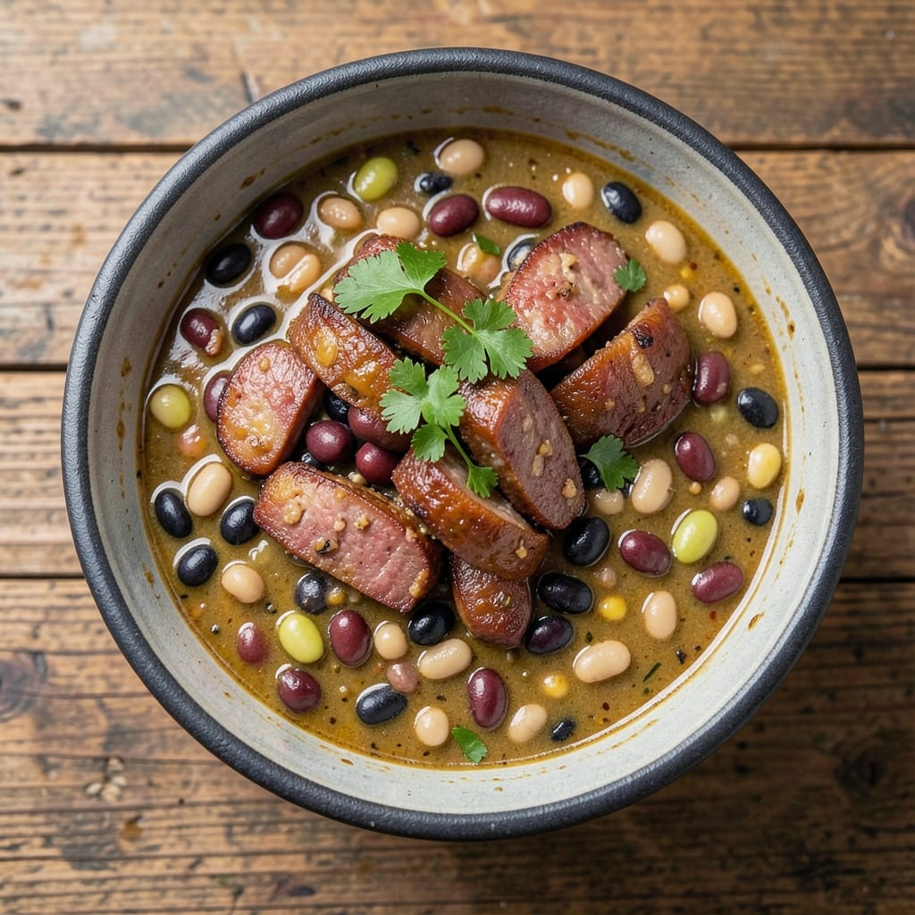 15 Bean Soup Recipe with Sausage Crock Pot: Slow-Simmered Heartiness in One Pot