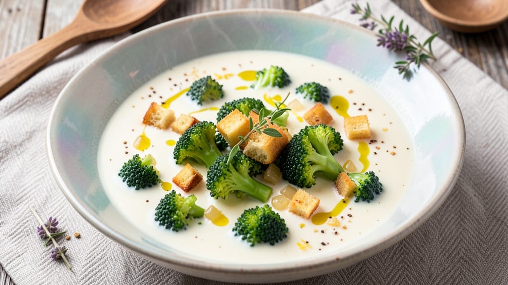 Barefoot Contessa Broccoli Soup Recipe: Velvety Garlic-Infused Blend With Crispy Celery Crowns