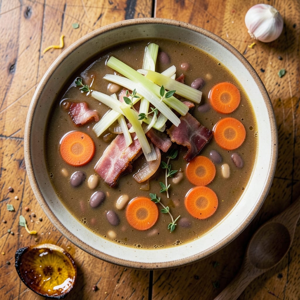 Alton Brown's Ham and Bean Soup Recipe: Slow-Simmered Depth With Smoky Sweetness