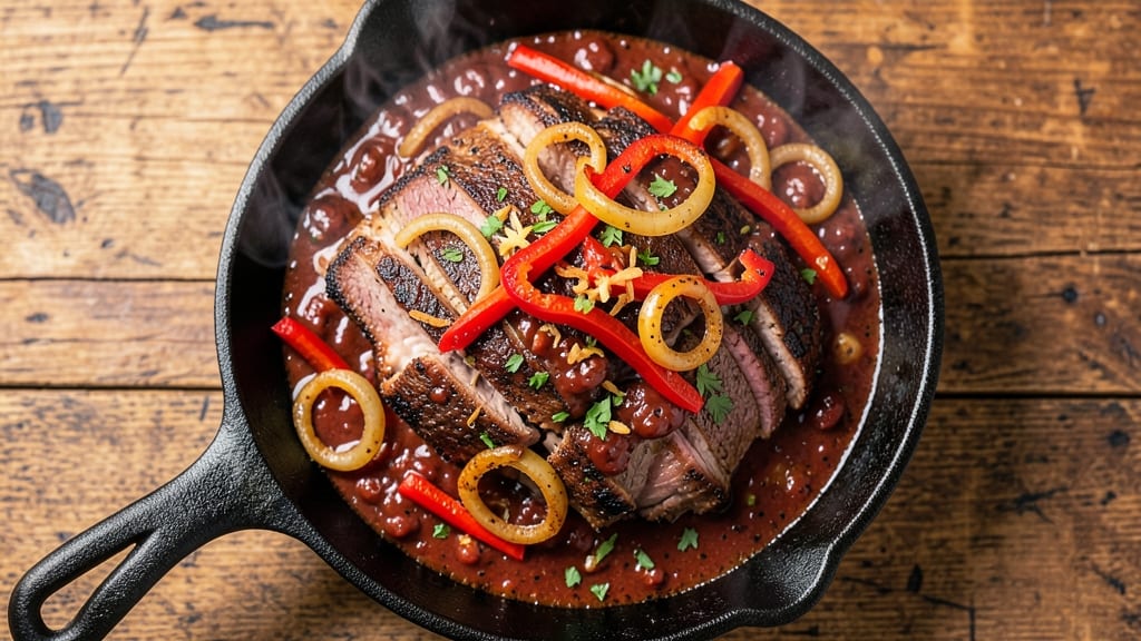 Brisket Recipe With Chili Sauce, Onion Soup Mix: Smoky-Spiced One-Pot Masterpiece