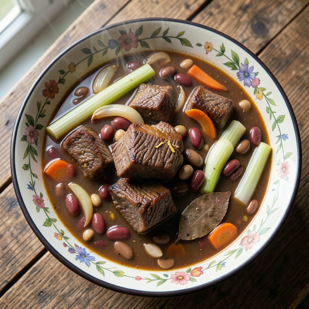 16 Bean Soup Recipe with Beef: Hearty Winter Stew With 16 Vegetable Layers
