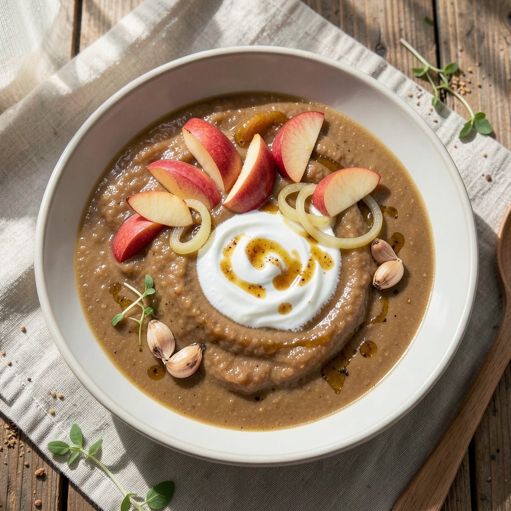 Acorn Squash and Apple Soup Recipe: Spiced Sweetness With Toasted Cumin Crunch