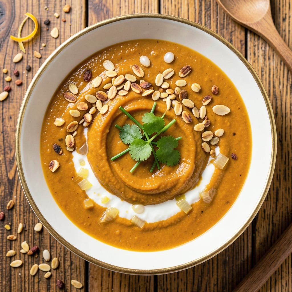 5-Star Pumpkin Soup Recipe: Velvety Spice-Infused Silken Bowl