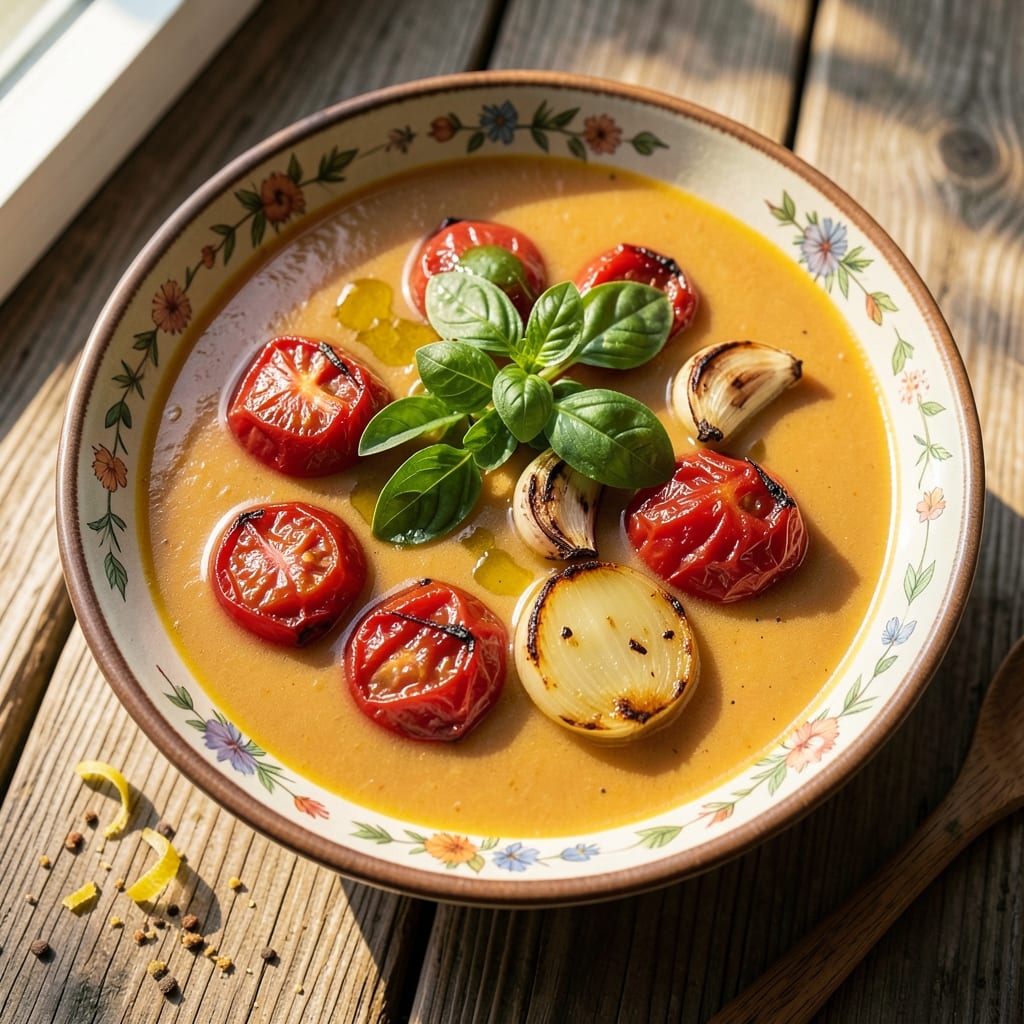 Air Fryer Tomato Soup Recipe with Fresh Tomatoes: Bright, Fresh Flavor Without the Mess