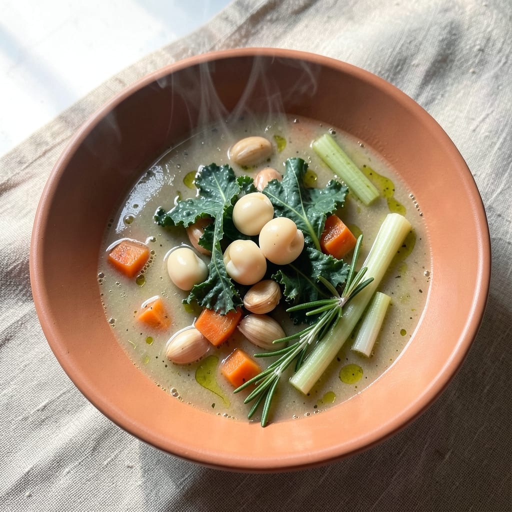 Alessi Tuscan White Bean Soup Recipe: Rosemary-Kissed Creaminess With Rustic Bread Pairing