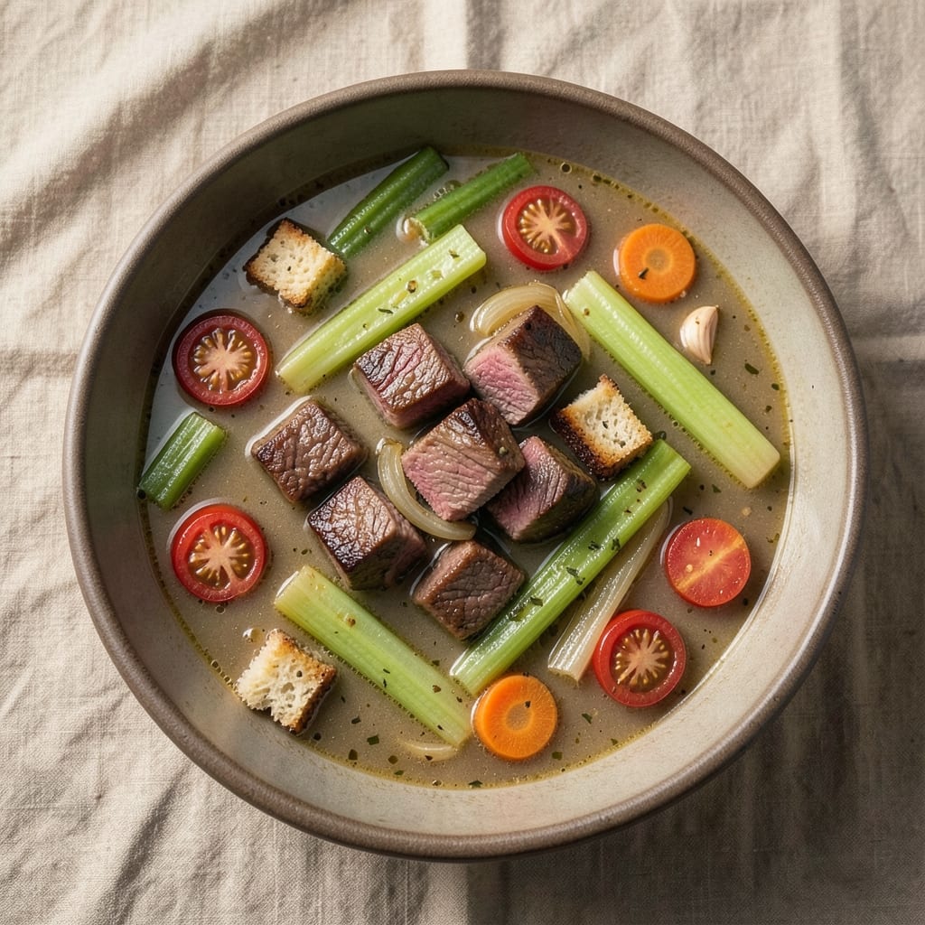 5-Star Vegetable Beef Soup Recipe: Deep Umami Simmer With Caramelized Roots