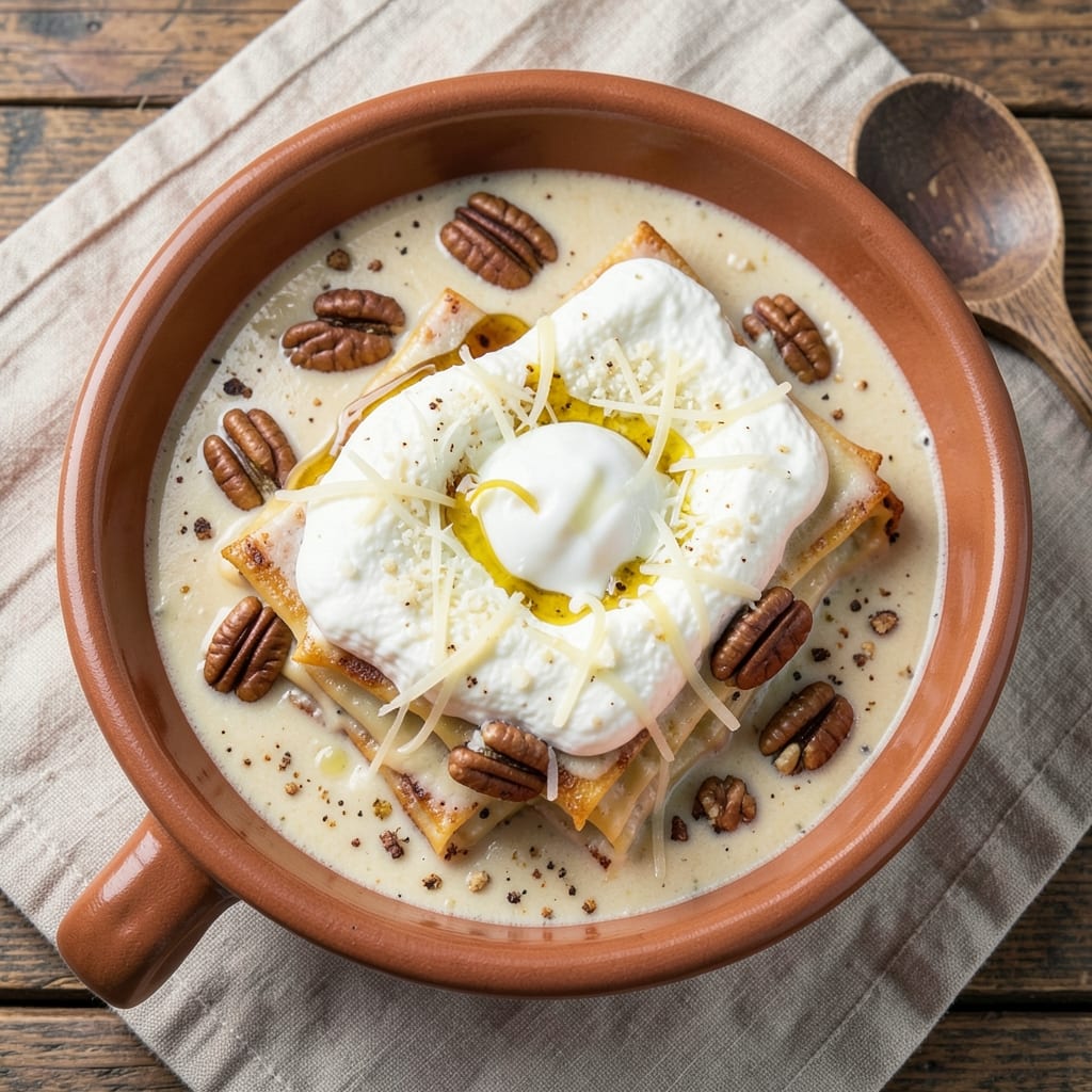3 Pieces of Pecan Lasagna Soup Recipe: Nutty, Cheesy Layers in One Pot