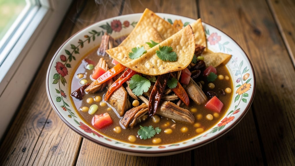 Authentic Mexican Chicken Tortilla Soup Recipe: Slow-Cooker Simmered Flavor With Crispy Tortilla Strips