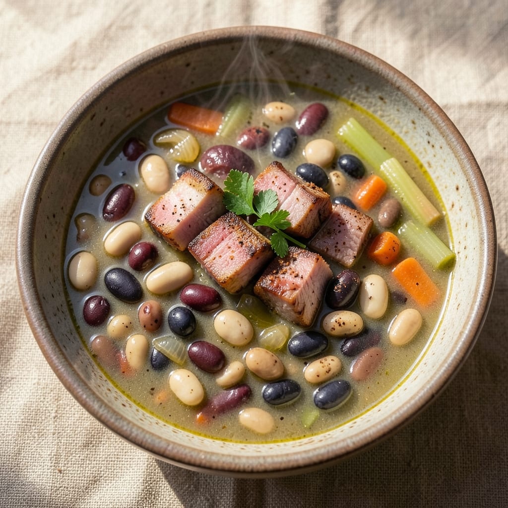 5 Bean and Ham Soup Recipe: Hearty Winter Simmer With Smoky Depth