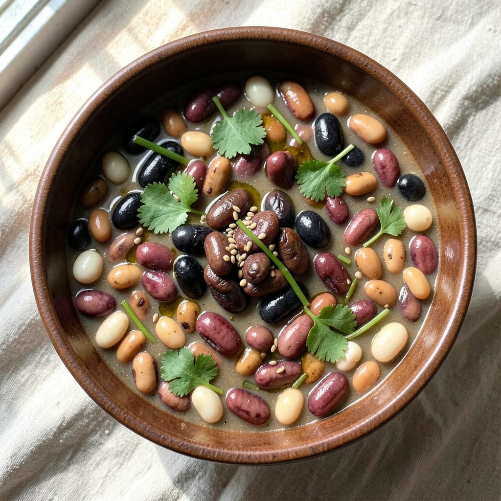 15 Bean Soup Slow Cooker Vegetarian Recipe: Herb-Infused Heartiness Without Meat